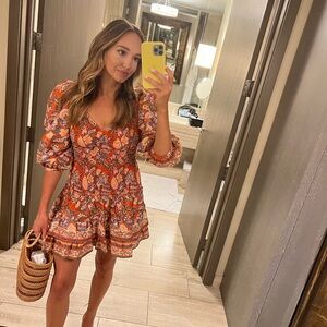 Love The Label Floral Red Dress